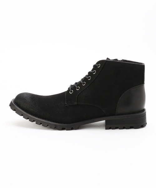 HIDEAWAYS NICOLE（ハイダウェイニコル）の「ファブリックブーツ（ブーツ・メンズ・チャコールグレー/ブラック/ベージュ/ネイビー・25.5cm/27.5cm/26.5cm）」の13枚目の写真