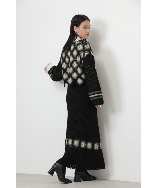 ROSE BUD（ローズバッド）の「クロシェスカート（スカート・レディース・ブラック/ブルー・ONE SIZE）」の13枚目の写真