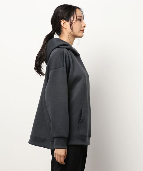 Dita(ディータ)の「21AW ビッグフードダンボールニットパーカー(パーカー・レディース・ブラック/スモークグレー/チャコール・FREE)」の4枚目の写真