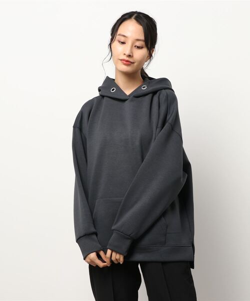 Dita(ディータ)の「21AW ビッグフードダンボールニットパーカー(パーカー・レディース・ブラック/スモークグレー/チャコール・FREE)」の18枚目の写真