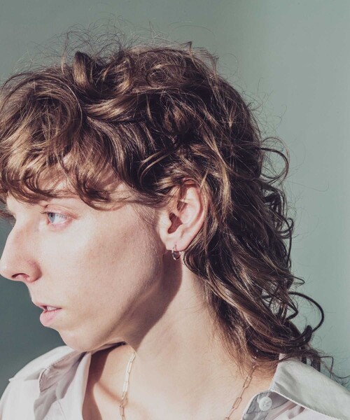 and cloud（アンドクラウド）の「Hoop Pierce S / Single（ピアス（片耳用）・レディース・ブラック/シルバー/イエローゴールド・FREE）」の11枚目の写真