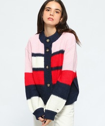 tommy jeans | カラーブロックハイネックカーディガン(カーディガン/ボレロ)