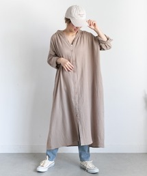 PICHI | 2wayガーゼロングシャツワンピース(シャツワンピース)