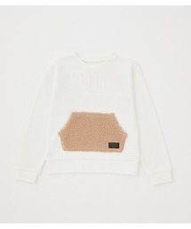 RODEO CROWNS WIDE BOWL（ロデオクラウンズワイドボウル）の「キッズ切替ボアパッチスウェット（スウェット・キッズ）」