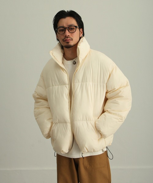 セール】【ZIP FIVE】 オーバーサイズ ナイロン 中綿 ファイバー