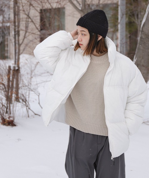 セール】【ZIP FIVE】 オーバーサイズ ナイロン 中綿 ファイバー