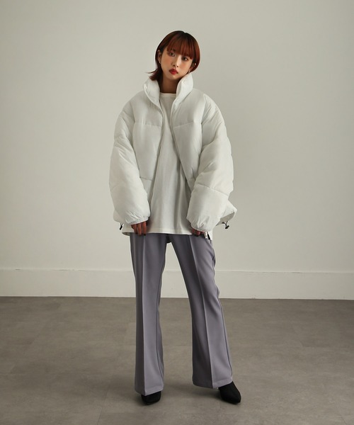 セール】【ZIP FIVE】 オーバーサイズ ナイロン 中綿 ファイバー