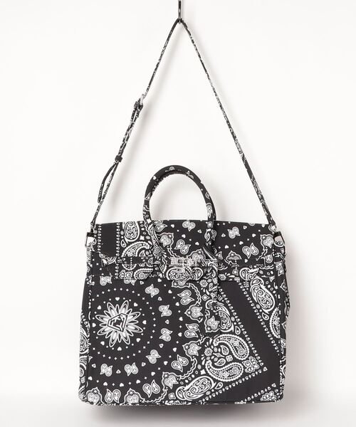 B'2nd（ビーセカンド）の「FKYB（エフケーワイビー）/Paisley bag ビッグサイズ（トートバッグ・メンズ・ブラック/その他/ホワイト・FREE）」の2枚目の写真