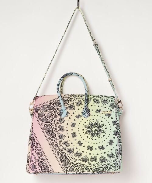 B'2nd（ビーセカンド）の「FKYB（エフケーワイビー）/Paisley bag ビッグサイズ（トートバッグ・メンズ・ブラック/その他/ホワイト・FREE）」の4枚目の写真