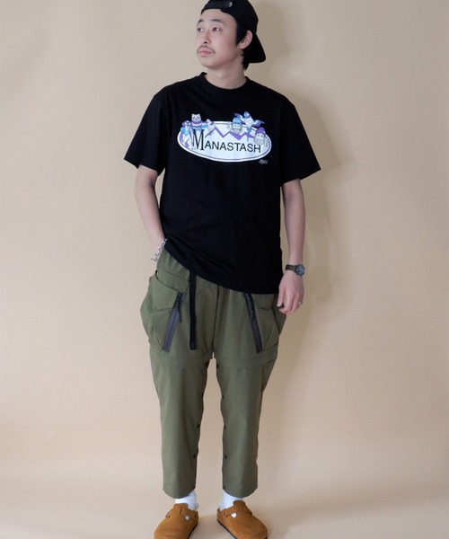 MANASTASH（マナスタッシュ）の「MANASTASH/マナスタッシュ　EXTRA MILE INFINITY PANTS エクストラマイルインフィニティパンツ 7126035（カーゴパンツ・メンズ・ブラック/オリーブ・MEDIUM/LARGE）」の11枚目の写真