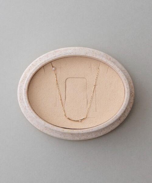 ete（エテ）の「冬限定 K10YG ハーティ パール/ブラウンダイヤモンド ネックレス（ネックレス・レディース・イエローゴールド・FREE）」の5枚目の写真