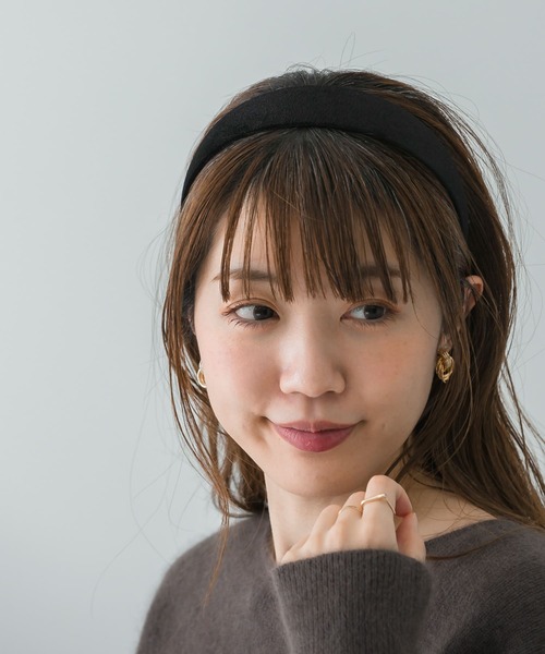 URBAN RESEARCH Sonny Label(アーバンリサーチサニーレーベル)の「ワイドベロアカチューシャ(カチューシャ・レディース・ブラック/キャメル・ONE)」の4枚目の写真