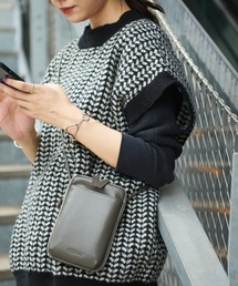 Actually | フェイクレザー モバイルポーチ / スマホショルダー(ショルダーバッグ)