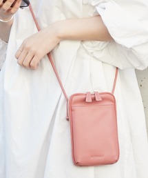 Actually | フェイクレザー モバイルポーチ  スマホショルダー(ショルダーバッグ)