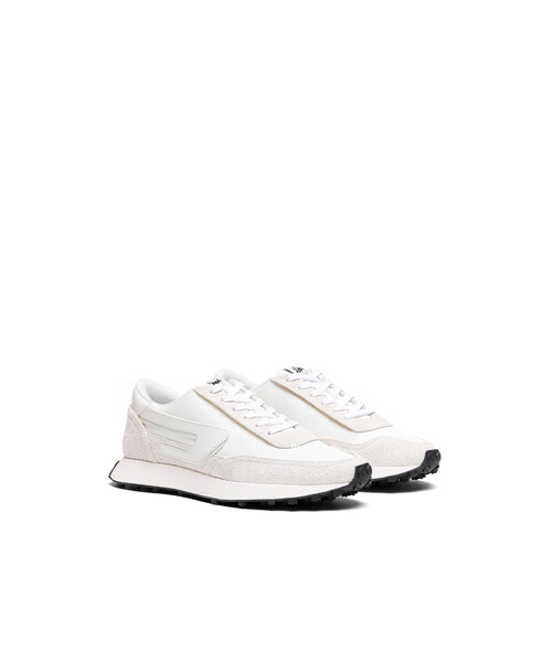 DIESEL（ディーゼル）の「レディース MIX素材 ランニングスニーカー（スニーカー・レディース・ホワイト/ブラック/レッド/ホワイト系その他・35/38/36/37/39）」の18枚目の写真