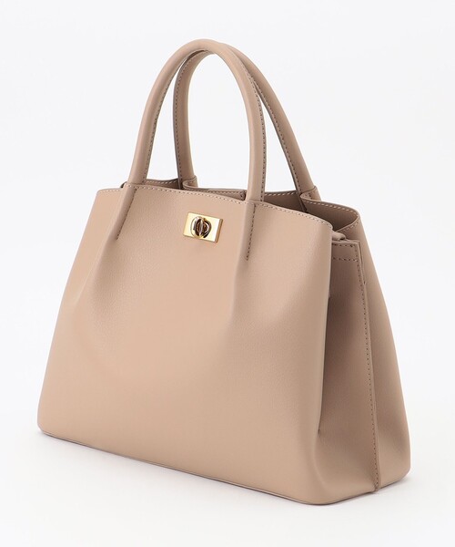 ANY SIS（エニィスィス）の「メタルポイントシンプリー トートバッグ（トートバッグ・レディース・ブラック系/ベージュ系/アイボリー系・2）」の9枚目の写真