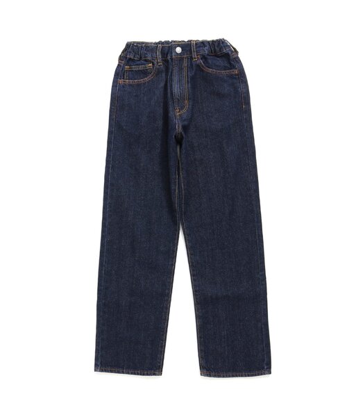 F.O.U(エフオーユー)の「5ポケット デニムパンツ_ジュニア 10分丈(その他パンツ・キッズ・ネイビー/ブルー/キナリ・150/160)」の1枚目の写真