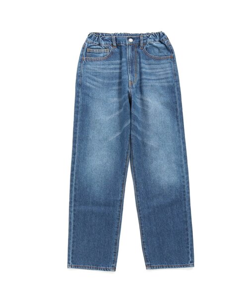 F.O.U(エフオーユー)の「5ポケット デニムパンツ_ジュニア 10分丈(その他パンツ・キッズ・ネイビー/ブルー/キナリ・150/160)」の3枚目の写真