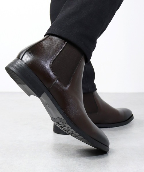 Dedes(デデス)の「Dedes / 幅広4E サイドゴアショートブーツ (6321)(ブーツ・メンズ・ブラウン系その他/ダークブラウン/キャメル/ブラック系その他/ブラック・43/40/41/42/44)」の3枚目の写真