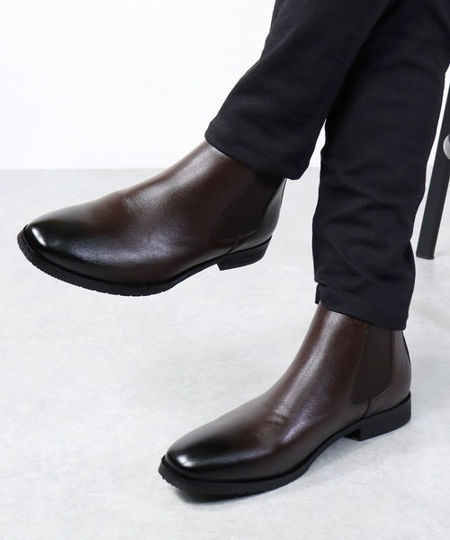 Dedes(デデス)の「Dedes / 幅広4E サイドゴアショートブーツ (6321)(ブーツ・メンズ・ブラウン系その他/ダークブラウン/キャメル/ブラック系その他/ブラック・43/40/41/42/44)」の12枚目の写真