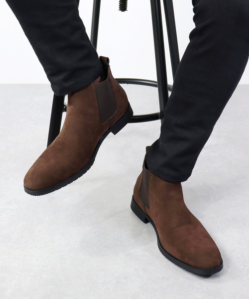 Dedes(デデス)の「Dedes / 幅広4E サイドゴアショートブーツ (6321)(ブーツ・メンズ・ブラウン系その他/ダークブラウン/キャメル/ブラック系その他/ブラック・43/40/41/42/44)」の14枚目の写真