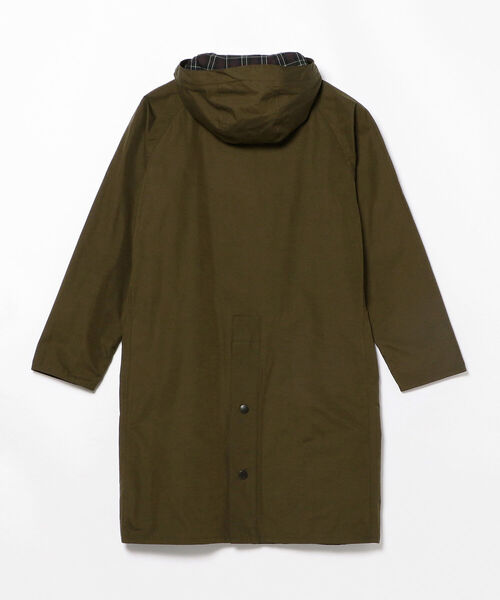 Barbour(バブアー)の「Barbour × BEAMS F / 別注 HOODED HUNTING ピーチドコットン ハンティングコート(モッズコート・メンズ・セージグリーン・34/40/42/36/38)」の15枚目の写真