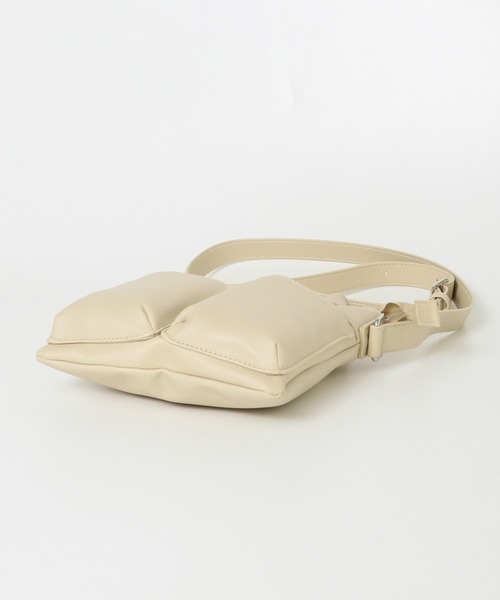 SENSE OF PLACE by URBAN RESEARCH（センスオブプレイスバイアーバンリサーチ）の「ヘルメットミニショルダーバッグ（ショルダーバッグ・メンズ・ブラック/ライトベージュ・ONE）」の5枚目の写真