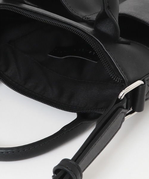 SENSE OF PLACE by URBAN RESEARCH（センスオブプレイスバイアーバンリサーチ）の「ヘルメットミニショルダーバッグ（ショルダーバッグ・メンズ・ブラック/ライトベージュ・ONE）」の8枚目の写真