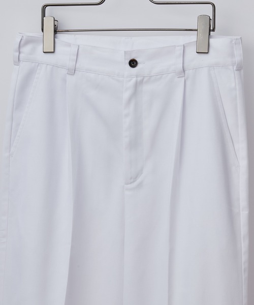 CIAOPANIC(チャオパニック)の「【ユニセックスで着用可能】センタープレスカラーチノワークパンツ(チノパンツ・メンズ・ホワイト/ブラック/グリーン/ブルー/オレンジ・SMALL/MEDIUM/LARGE)」の6枚目の写真