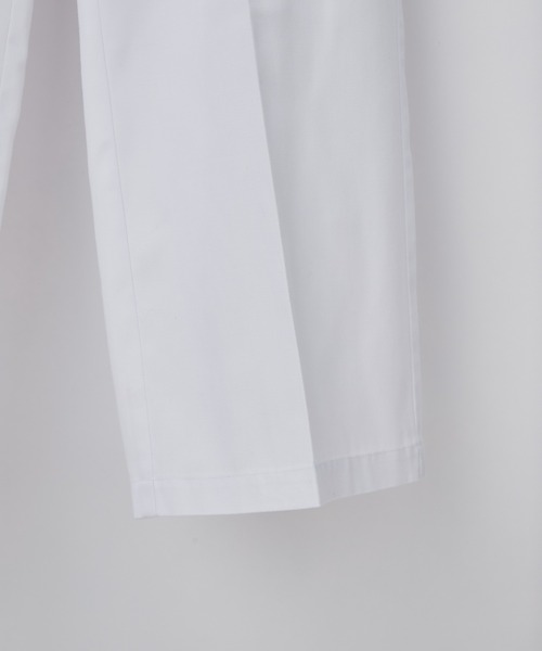 CIAOPANIC(チャオパニック)の「【ユニセックスで着用可能】センタープレスカラーチノワークパンツ(チノパンツ・メンズ・ホワイト/ブラック/グリーン/ブルー/オレンジ・SMALL/MEDIUM/LARGE)」の9枚目の写真