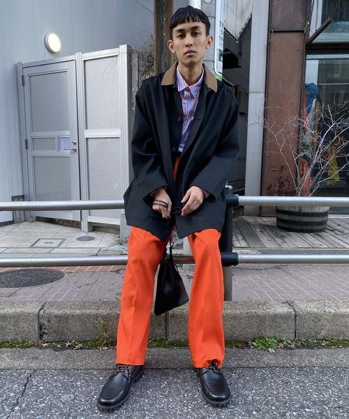 CIAOPANIC(チャオパニック)の「【ユニセックスで着用可能】センタープレスカラーチノワークパンツ(チノパンツ・メンズ・ホワイト/ブラック/グリーン/ブルー/オレンジ・SMALL/MEDIUM/LARGE)」の14枚目の写真