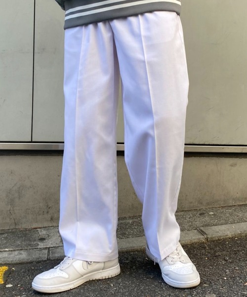 CIAOPANIC(チャオパニック)の「【ユニセックスで着用可能】センタープレスカラーチノワークパンツ(チノパンツ・メンズ・ホワイト/ブラック/グリーン/ブルー/オレンジ・SMALL/MEDIUM/LARGE)」の16枚目の写真