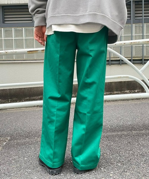 CIAOPANIC(チャオパニック)の「【ユニセックスで着用可能】センタープレスカラーチノワークパンツ(チノパンツ・メンズ・ホワイト/ブラック/グリーン/ブルー/オレンジ・SMALL/MEDIUM/LARGE)」の22枚目の写真