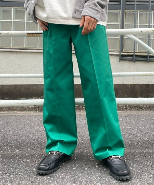 CIAOPANIC(チャオパニック)の「【ユニセックスで着用可能】センタープレスカラーチノワークパンツ(チノパンツ・メンズ・ホワイト/ブラック/グリーン/ブルー/オレンジ・SMALL/MEDIUM/LARGE)」の21枚目の写真