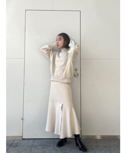 SLY（スライ）の「RANDOM KNIT TOPS ランダム ニット トップス