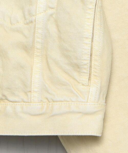 H　BEAUTY&YOUTH UNITED ARROWS（エイチビューティーアンドユースユナイテッドアローズ）の「＜H＞14OZ DENIM SHORT BLOUSON/ジャケット（デニムジャケット・レディース・ブラック/クリーム/ライラック・S/M）」の17枚目の写真