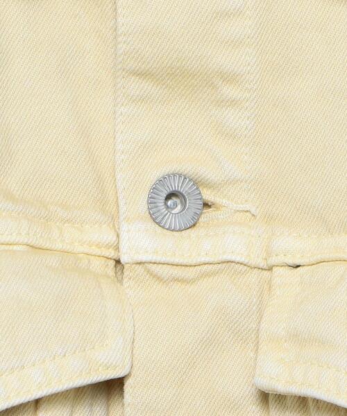 H　BEAUTY&YOUTH UNITED ARROWS（エイチビューティーアンドユースユナイテッドアローズ）の「＜H＞14OZ DENIM SHORT BLOUSON/ジャケット（デニムジャケット・レディース・ライラック/クリーム/ブラック・M/S）」の18枚目の写真