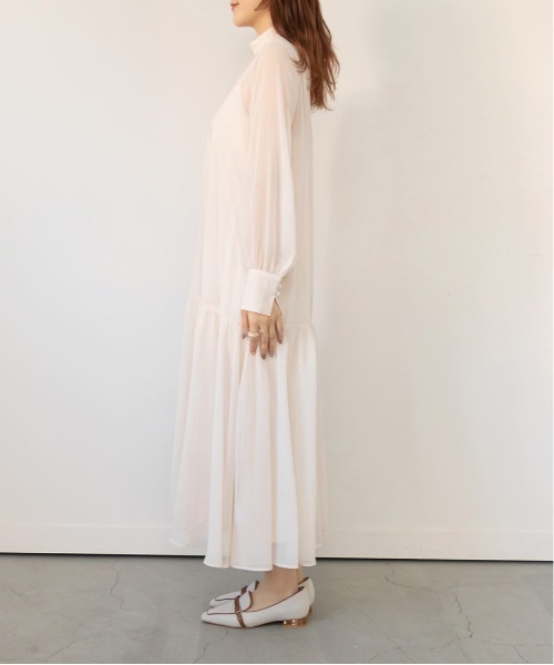 RANDA(ランダ)の「ニットトップスセットシフォンワンピース(ワンピース・レディース・ホワイト/ベージュ/ブラック・FREE)」の17枚目の写真