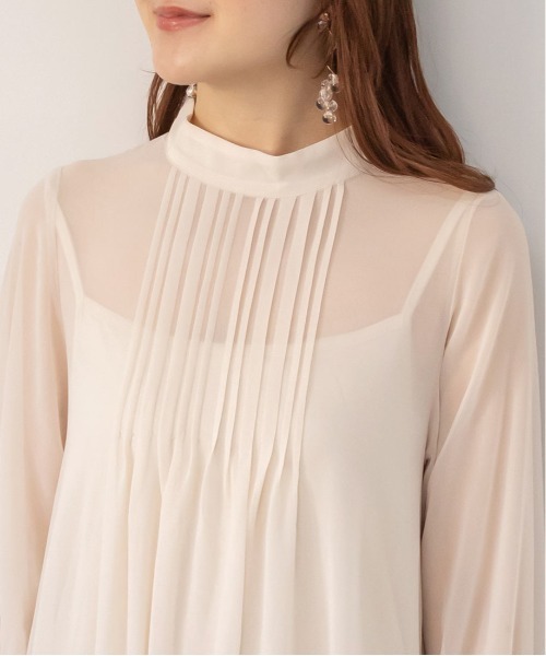 RANDA(ランダ)の「ニットトップスセットシフォンワンピース(ワンピース・レディース・ホワイト/ベージュ/ブラック・FREE)」の19枚目の写真