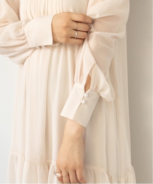 RANDA(ランダ)の「ニットトップスセットシフォンワンピース(ワンピース・レディース・ホワイト/ベージュ/ブラック・FREE)」の20枚目の写真