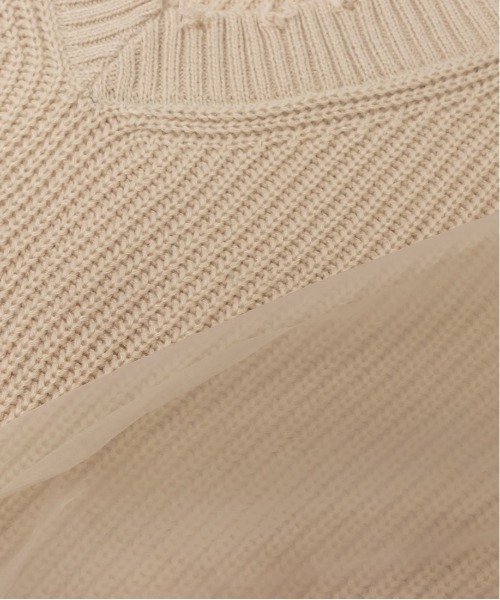 RANDA(ランダ)の「ニットトップスセットシフォンワンピース(ワンピース・レディース・ホワイト/ベージュ/ブラック・FREE)」の21枚目の写真