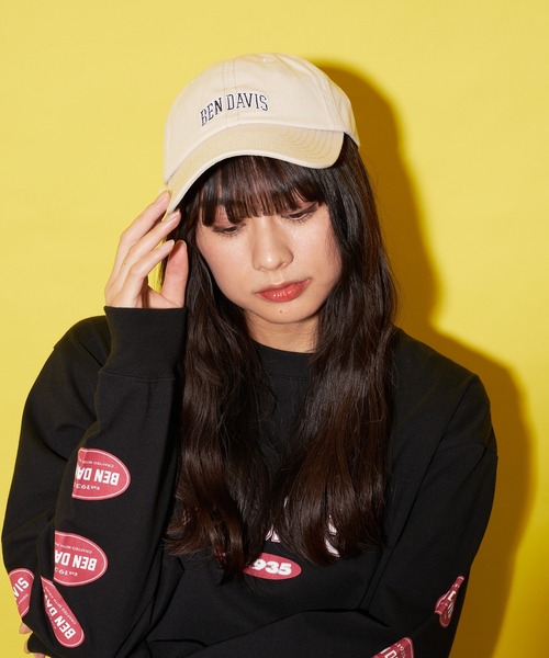 BEN DAVIS(ベンデイビス)の「【BEN DAVIS/ベンデイビス】クラシックロゴローキャップ(キャップ・メンズ・ホワイト/ブラック/ベージュ/グレー/スミクロ・FREE)」の5枚目の写真