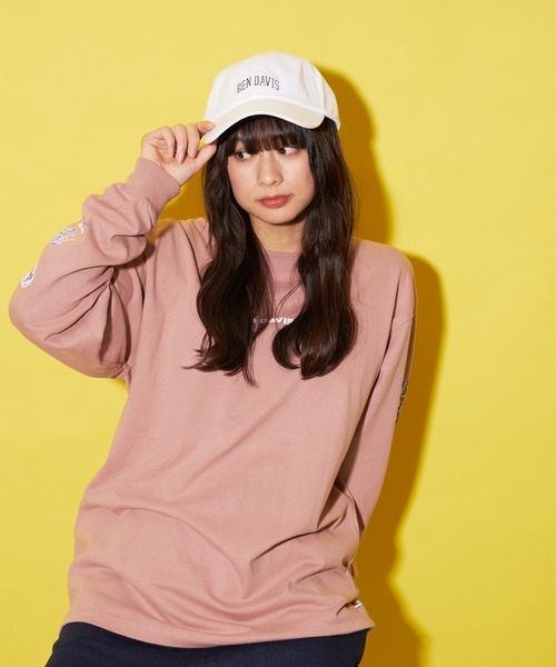 BEN DAVIS(ベンデイビス)の「【BEN DAVIS/ベンデイビス】クラシックロゴローキャップ(キャップ・メンズ・ホワイト/ブラック/ベージュ/グレー/スミクロ・FREE)」の1枚目の写真