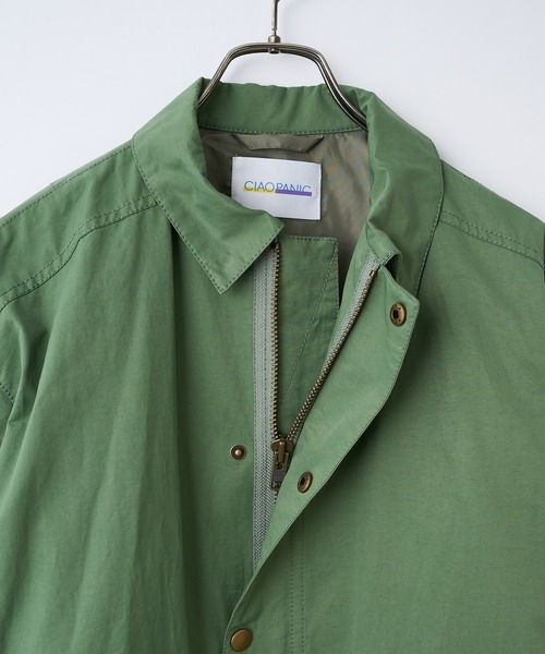 CIAOPANIC(チャオパニック)の「ミリタリーマウンテンパーカー(マウンテンパーカー・レディース・オフホワイト/カーキ・FREE)」の3枚目の写真