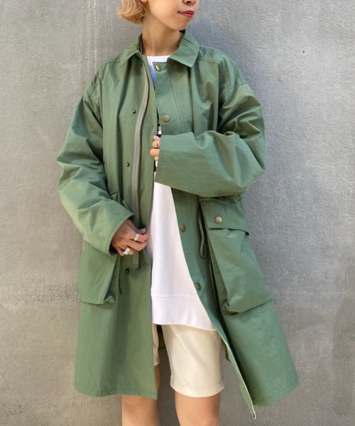 CIAOPANIC(チャオパニック)の「ミリタリーマウンテンパーカー(マウンテンパーカー・レディース・オフホワイト/カーキ・FREE)」の11枚目の写真