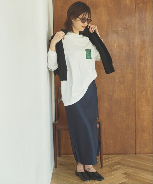 plage(プラージュ)の「【JANE SMITH/ジェーンスミス】COLEMAN PLAYGROUND ロングスリーブ Tシャツ◆(Tシャツ/カットソー・レディース・ホワイト・FREE)」の3枚目の写真