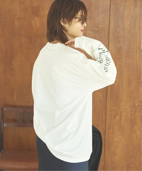plage(プラージュ)の「【JANE SMITH/ジェーンスミス】COLEMAN PLAYGROUND ロングスリーブ Tシャツ◆(Tシャツ/カットソー・レディース・ホワイト・FREE)」の8枚目の写真