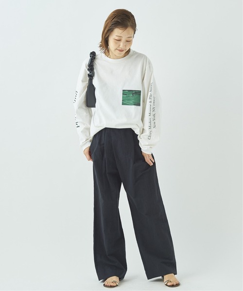 plage(プラージュ)の「【JANE SMITH/ジェーンスミス】COLEMAN PLAYGROUND ロングスリーブ Tシャツ◆(Tシャツ/カットソー・レディース・ホワイト・FREE)」の9枚目の写真