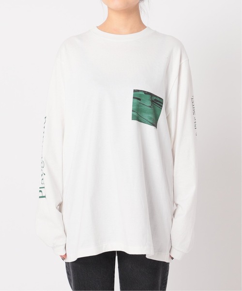 plage(プラージュ)の「【JANE SMITH/ジェーンスミス】COLEMAN PLAYGROUND ロングスリーブ Tシャツ◆(Tシャツ/カットソー・レディース・ホワイト・FREE)」の12枚目の写真