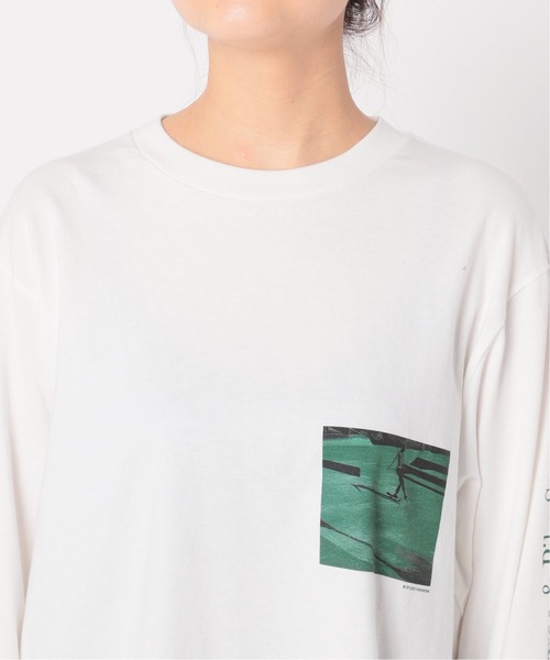 plage(プラージュ)の「【JANE SMITH/ジェーンスミス】COLEMAN PLAYGROUND ロングスリーブ Tシャツ◆(Tシャツ/カットソー・レディース・ホワイト・FREE)」の16枚目の写真